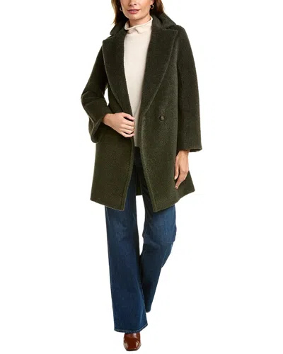 Cinzia Rocca Icons Wool & Alpaca-blend Coat In Green
