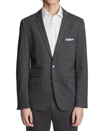 Paisley & Gray Dover Notch Slim Fit Jacket In Black