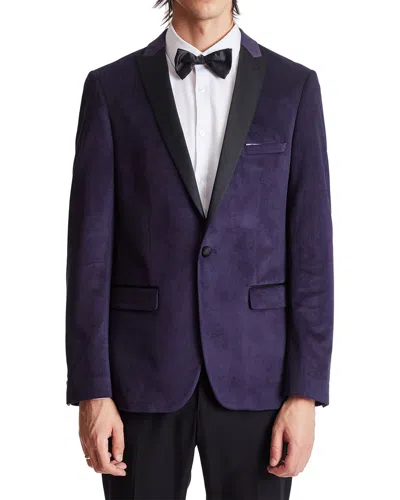 Paisley & Gray Grosvenor Peak Slim Fit Tux Jacket In Purple