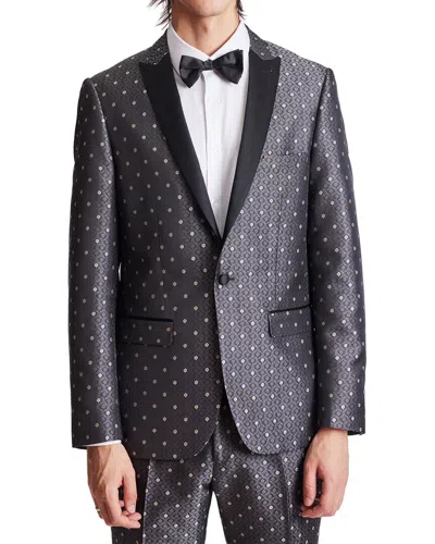 Paisley & Gray Grosvenor Slim Fit Peak Tux Jacket In Blue