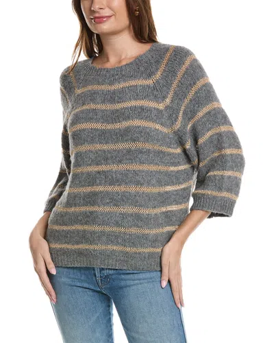 Persaman New York Wool-blend Sweater In Grey