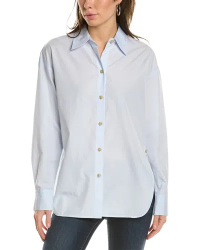 Vince Convertible Shirt In Blue
