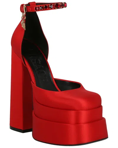 Versace Medusa Aevitas 155 Platform Leather Pump