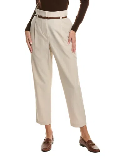 Brunello Cucinelli Wool-blend Pant In White