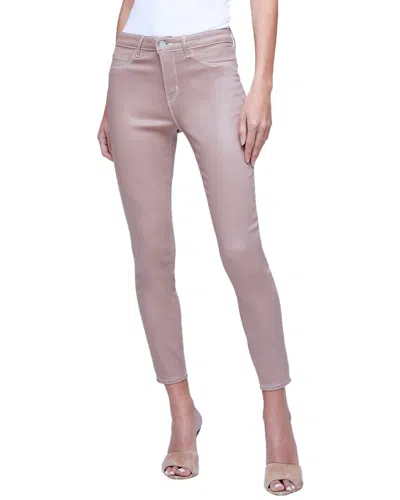 L Agence L'agence Margot High-rise Skinny Jean In Toffee/ Natural