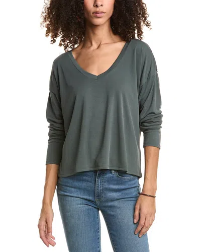 Saltwater Luxe V-neck T-shirt In Grey