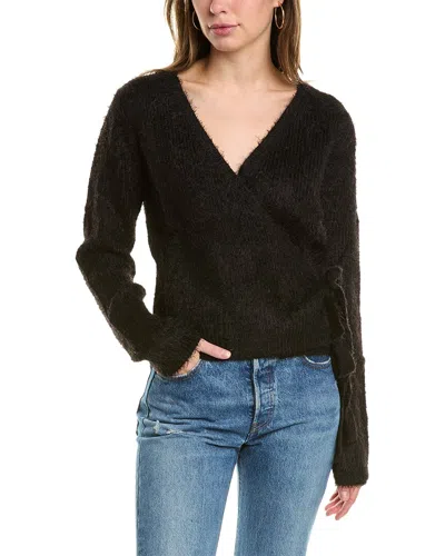 Aiden V-neck Cardigan In Black