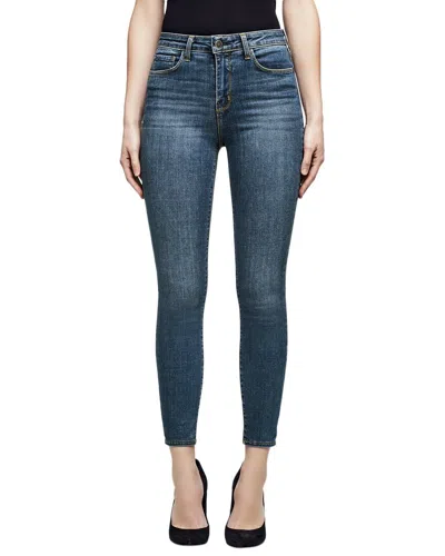 L Agence Marguerite High Rise Skinny Jean In New Vintage In Blue