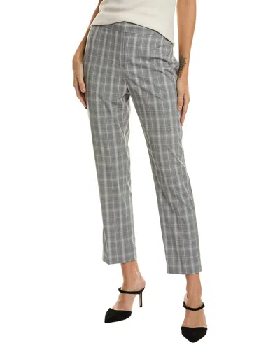 Elie Tahari Women's The Taylor Tapered Plaid Pants In Black