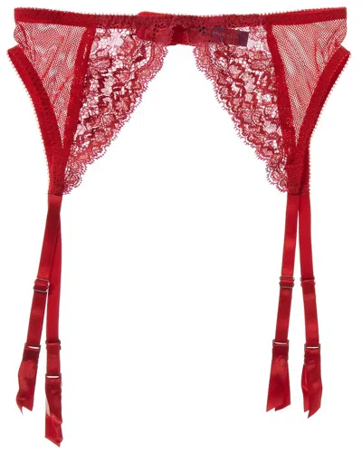 Journelle Natalia Suspender Belt In Bordeaux