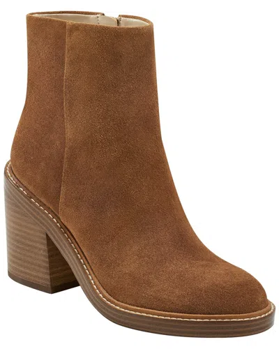 Marc Fisher Ltd Haleena Leather Bootie In Beige