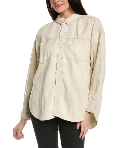 Mother The Piece Of Work Shirt In White