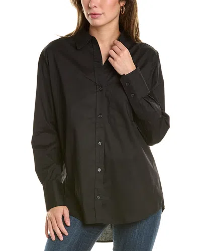 Rachel Rachel Roy Button Front Shirt In Black