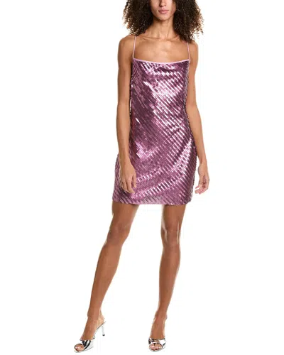 Suboo Zoe Cowl Mini Dress In Purple