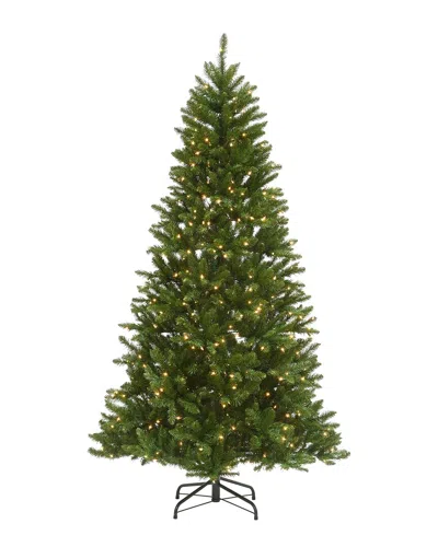 National Tree Company 7.5ft Peyton Spruce Tree With Clear Lights In Green