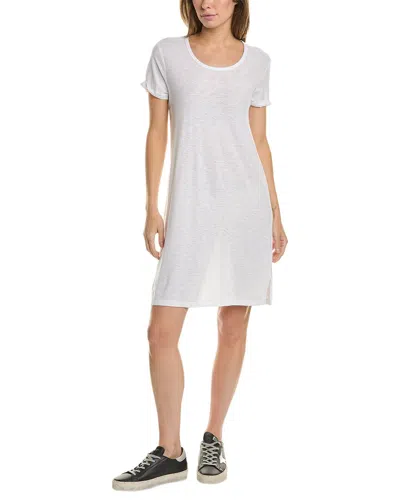 James Perse T-shirt Dress In White