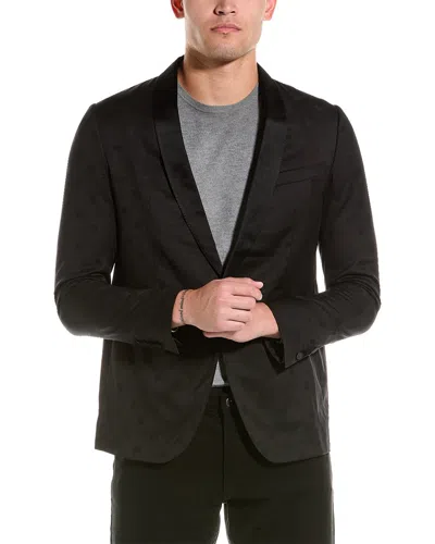 Lanvin Wool & Silk-blend Jacket In Black