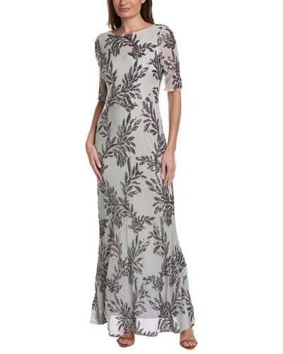 Js Collections Chloe Gown In Grey