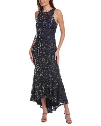 Js Collections Sloane Gown In Navy