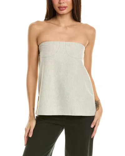 Weworewhat Strapless A-line Top In Grey