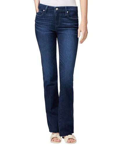 Paige Laurel Canyon Low-rise Bootcut Jeans In Blue