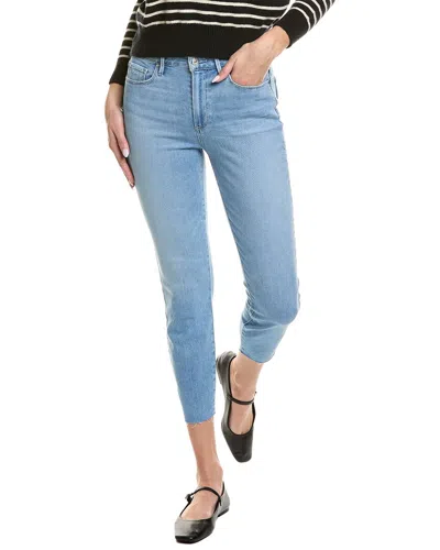 Paige Bombshell Crop Sky Touch Distressed Skinny Leg Jean