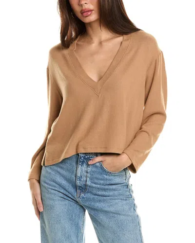 Leset Lori Drawstring Gaucho T-shirt In Brown