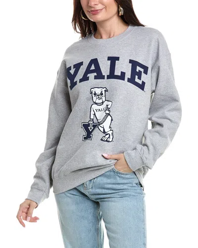 Goodie Two Sleeves Yale Dog Pullover In Grey