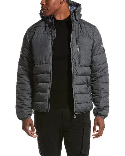 Point Zero Mpro Removable Hood Solid Ultralight Jacket In Grey