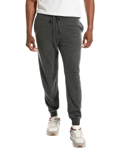 Qi Cashmere Jogger Pant In Grey