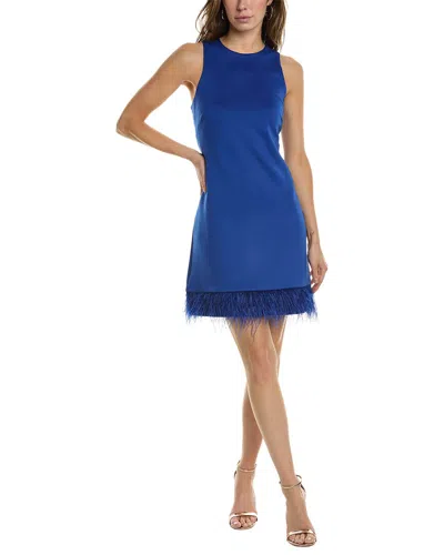 Taylor Scuba Dress In Blue