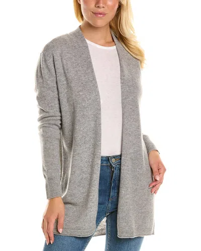 Qi Cashmere Duster In Grey