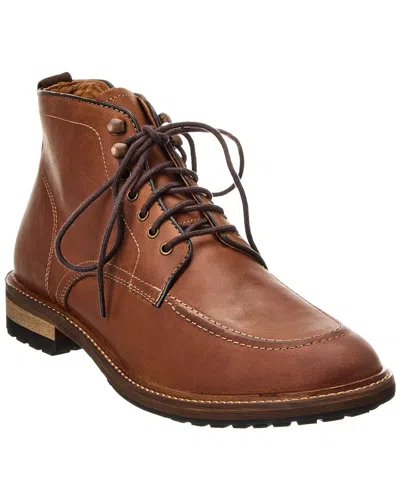 Warfield & Grand Astor Leather Boot In Brown