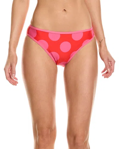 Kate Spade New York Classic Bikini Bottom In Red