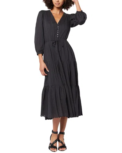 Joie Tobey Maxi Cotton Dress In Black