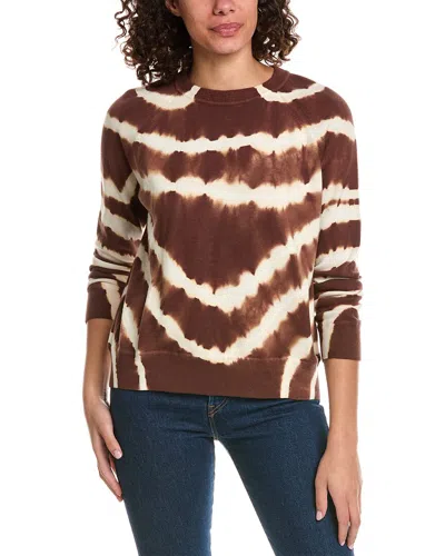 Minnie Rose Tie-dye Cashmere-blend Sweater In Brown