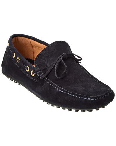 M By Bruno Magli Tino Suede Loafer In Blue