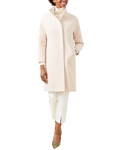 J.mclaughlin J. Mclaughlin Lux Angelina Wool & Cashmere-blend Jacket In Pink