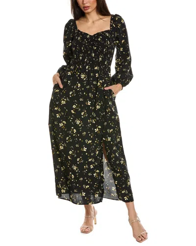 Lost + Wander Champagne Daisy Maxi Dress In Black