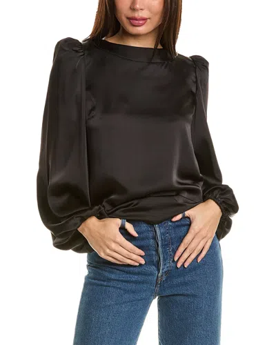 Bcbgmaxazria Tie-back Top In Black