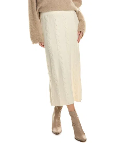 Bcbgmaxazria Wool-blend Sweater Skirt In Beige