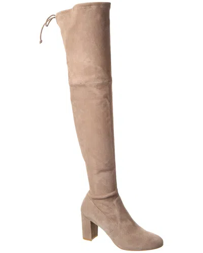 Stuart Weitzman Sofia City 75 Suede Over-the-knee Boot In Brown