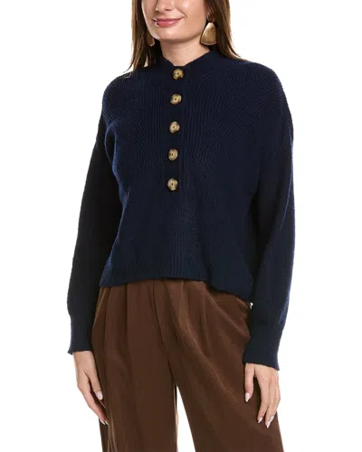 Anna Kay Velicia Wool-blend Cardigan In Blue