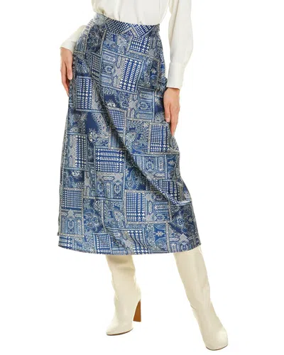 J.mclaughlin Zahara Skirt In Blue