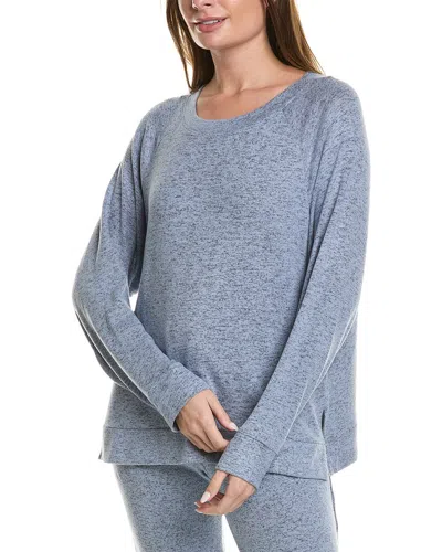 Donna Karan Sleepwear Lounge Top In Blue