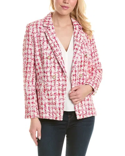 Nanette Lepore Nanette  Dalston Boucle Blazer In Pink