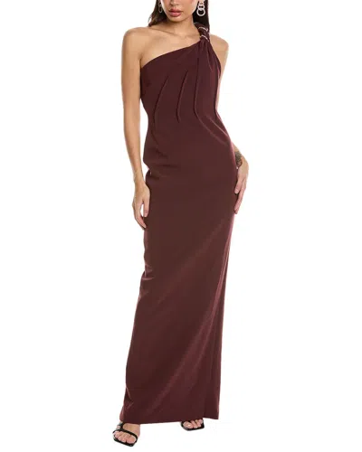 Rachel Gilbert Claudio Gown In Brown