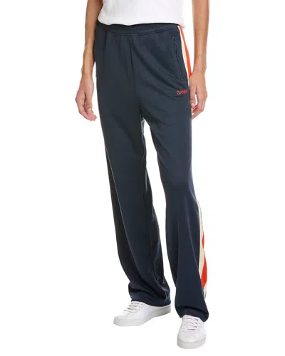 Ganni Track Pant In Blue