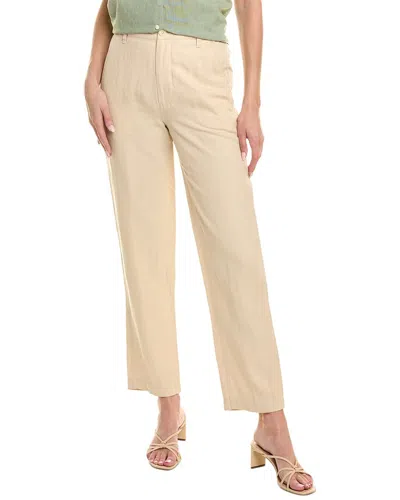 Alex Mill Mia Linen-blend Pant In White