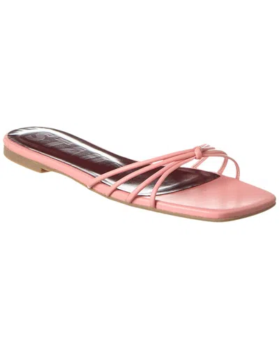 Staud Pippa Leather Sandal In Pink